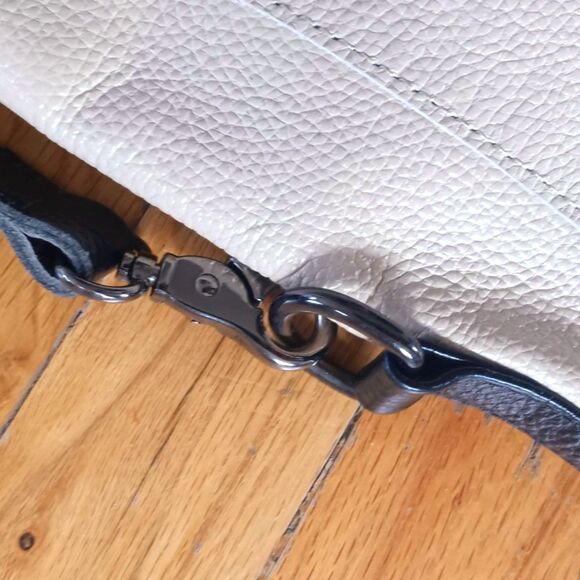 NOT Rationale EUGENIA cream leather tote stripe  Handmade Argentina - Picture 7 of 10